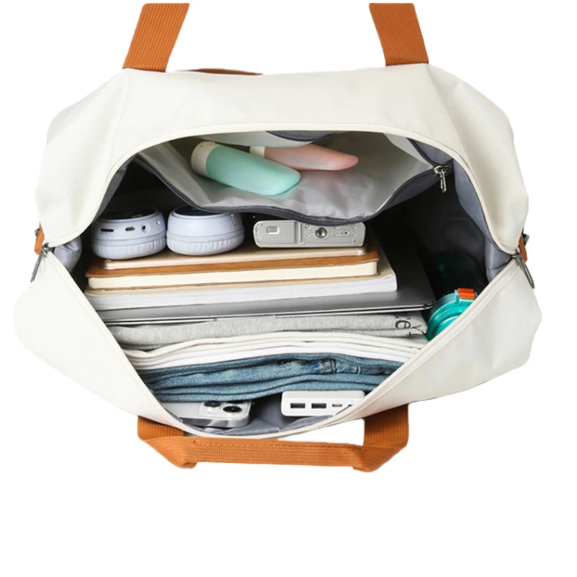 Carry-On Travel Duffle Bag Handbag With Luggage Sleeve 4