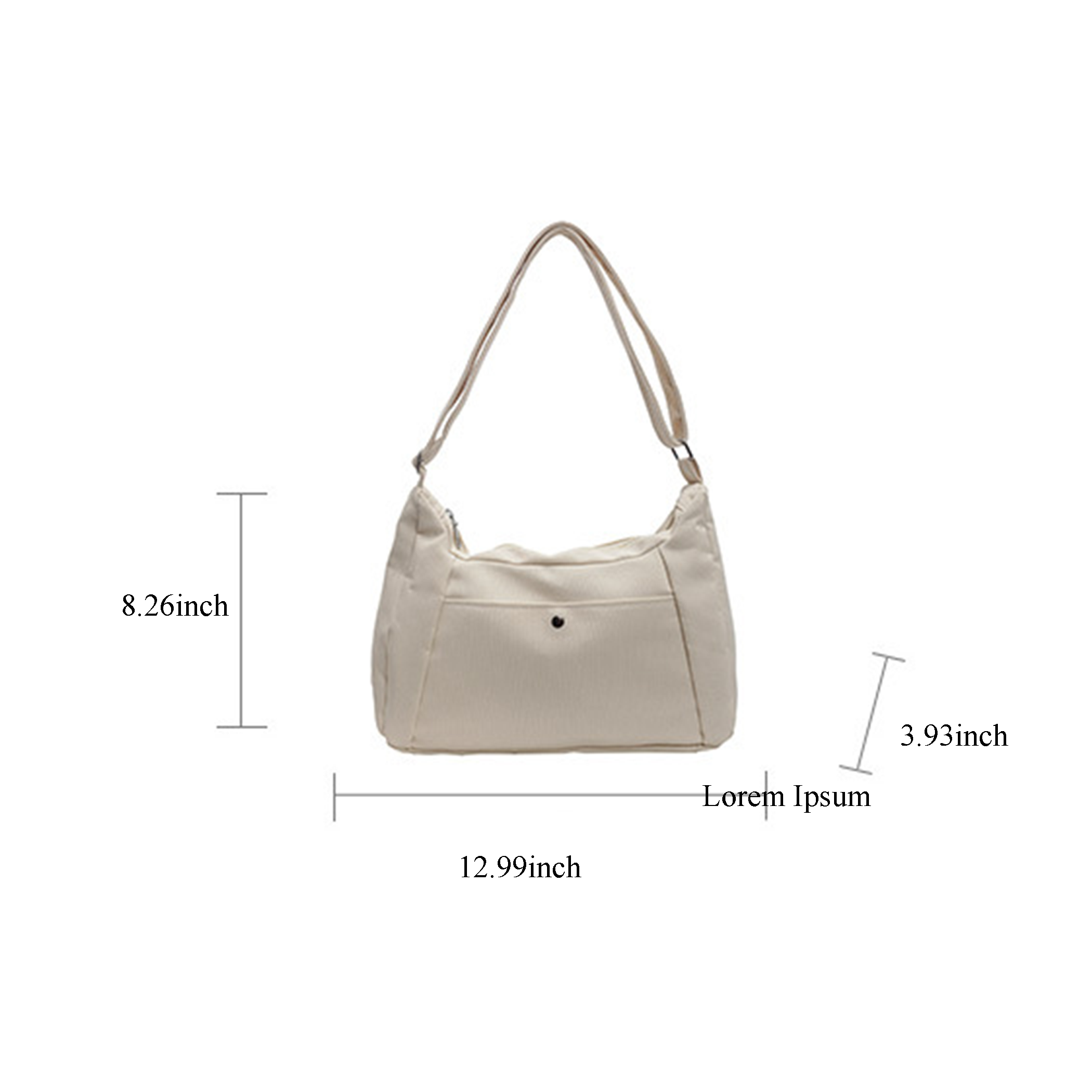 Canvas Hobo Crossbody Shoulder Tote Bag 7