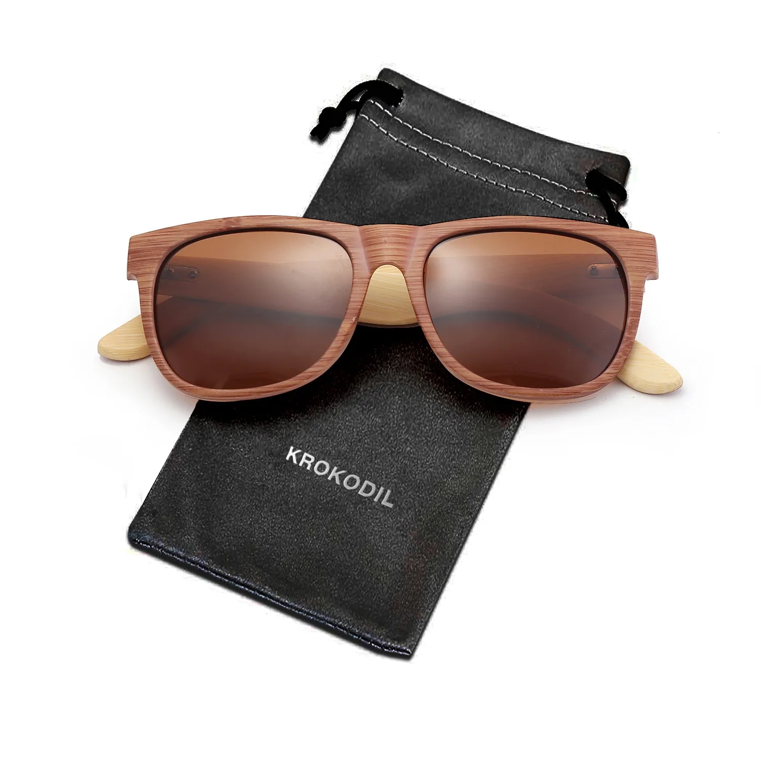 Custom Premium Classic Sunglasses with Drawstring Pouch Bag 9