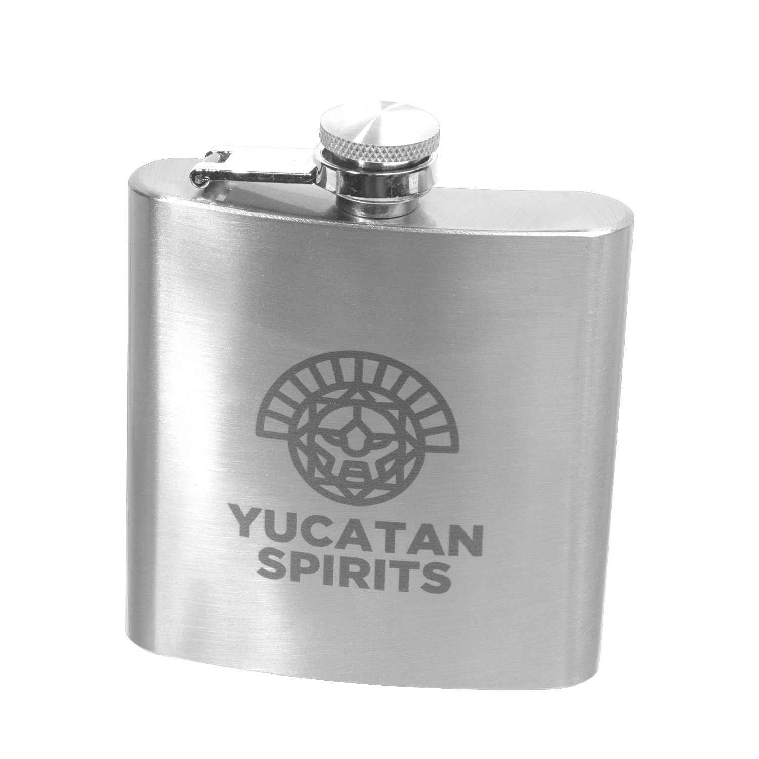 6 oz. Lazio Stainless Steel Hip Flask (Engraved Imprint), custom water bottle with logo imprint 5