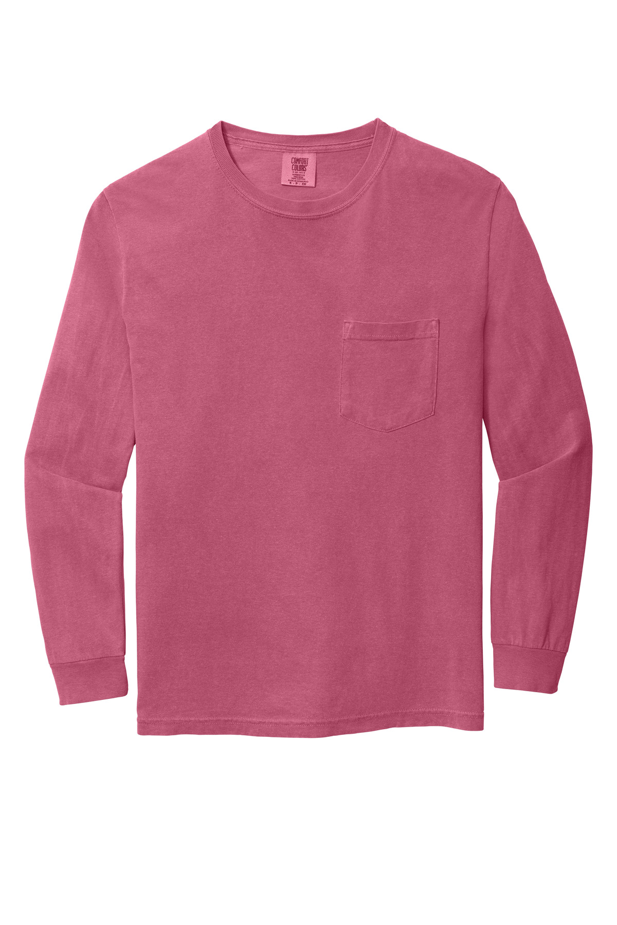 COMFORT COLORS Heavyweight Ring Spun Long Sleeve Pocket Tee. 4410 130