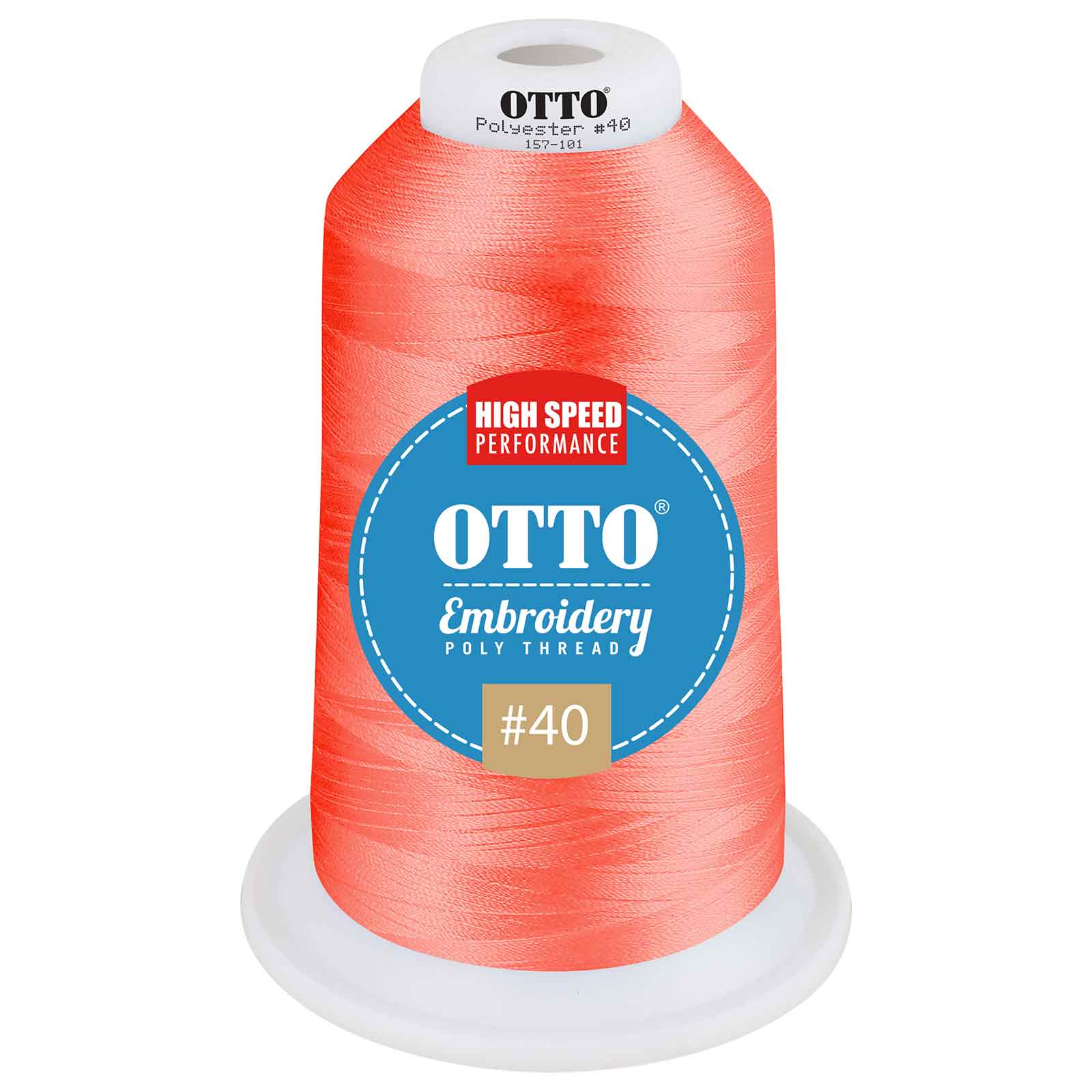 OTTO Embroidery Poly Thread #40 5,500 yd. King Cone 142