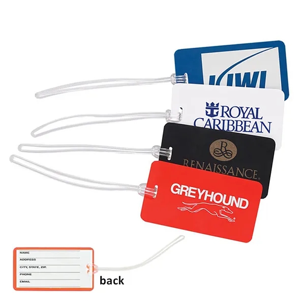 Custom Pvc Voyage Luggage Tag 4