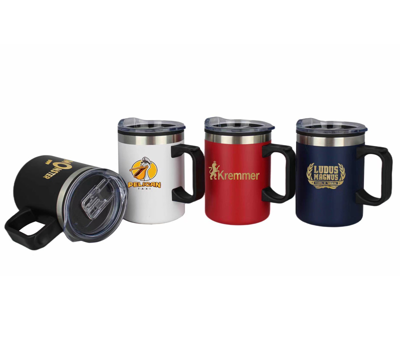 Double Wall Stainless Steel Camping Mug, 14 oz. 3