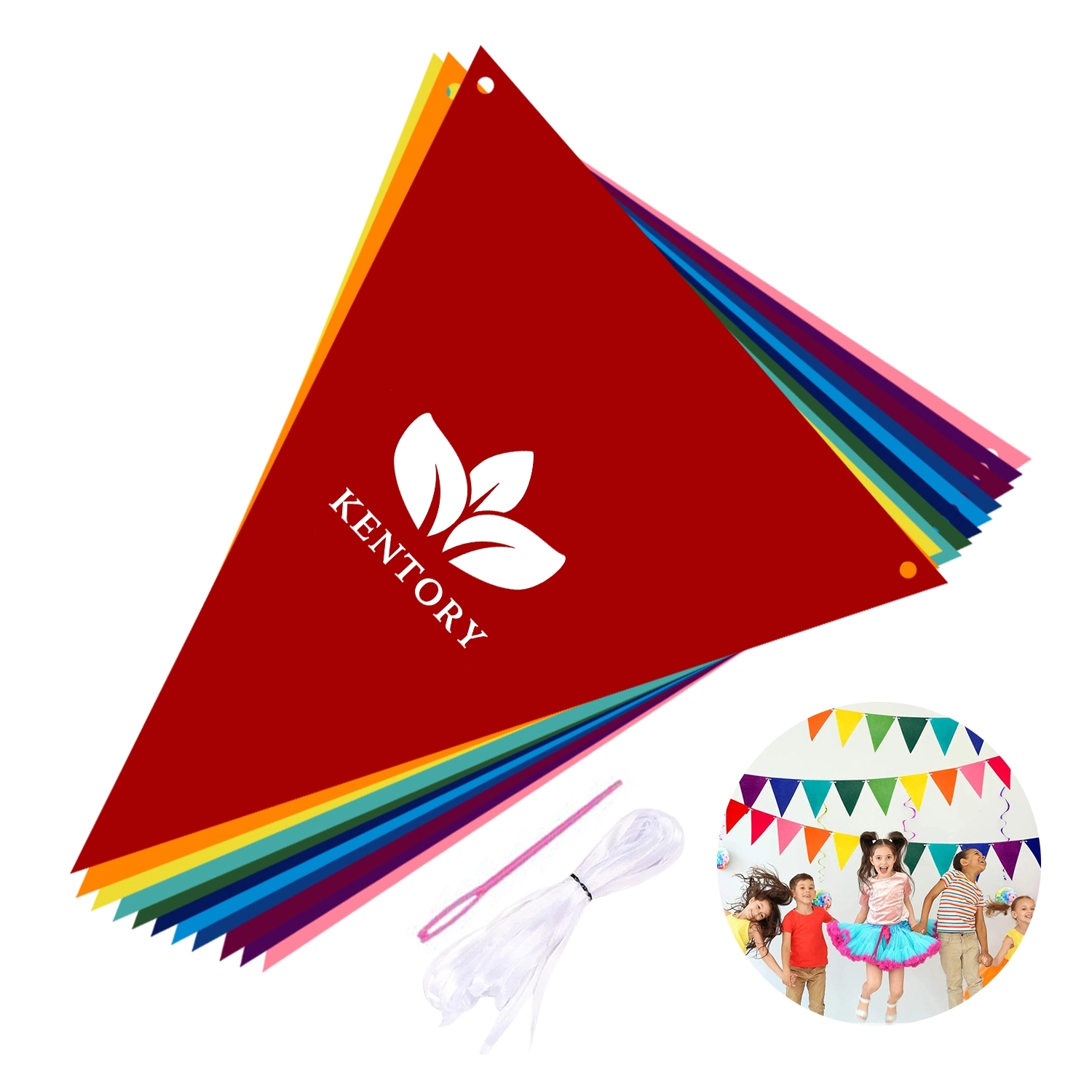 Set Of 12 Pennant Banner Flags 2
