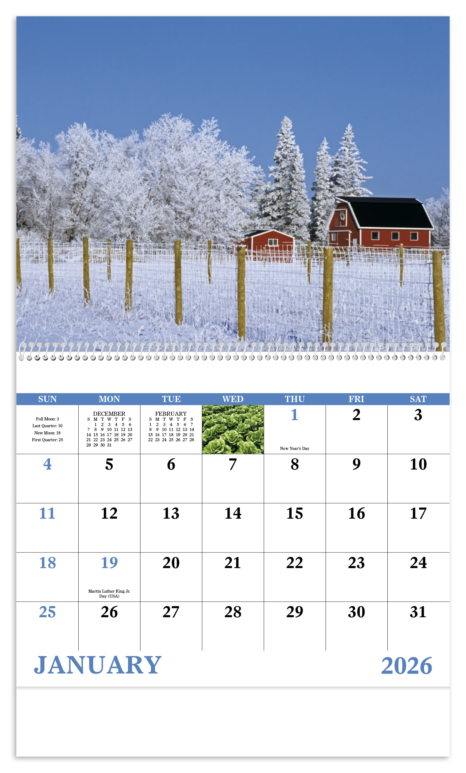 Good Value™ Agriculture - Spiral Calendar 19