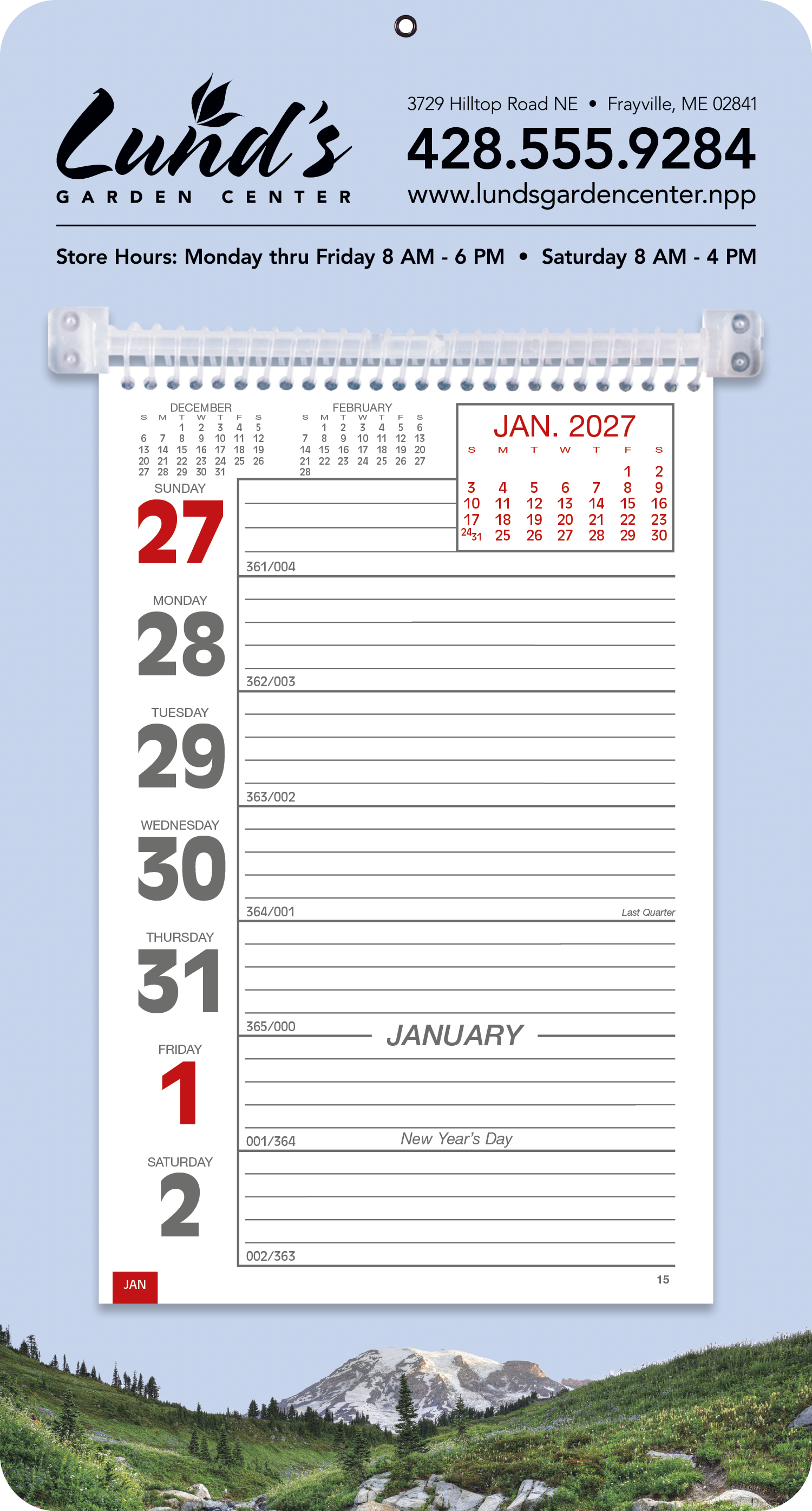 Triumph® Calendars Full-Color Weekly Memo Calendar 58