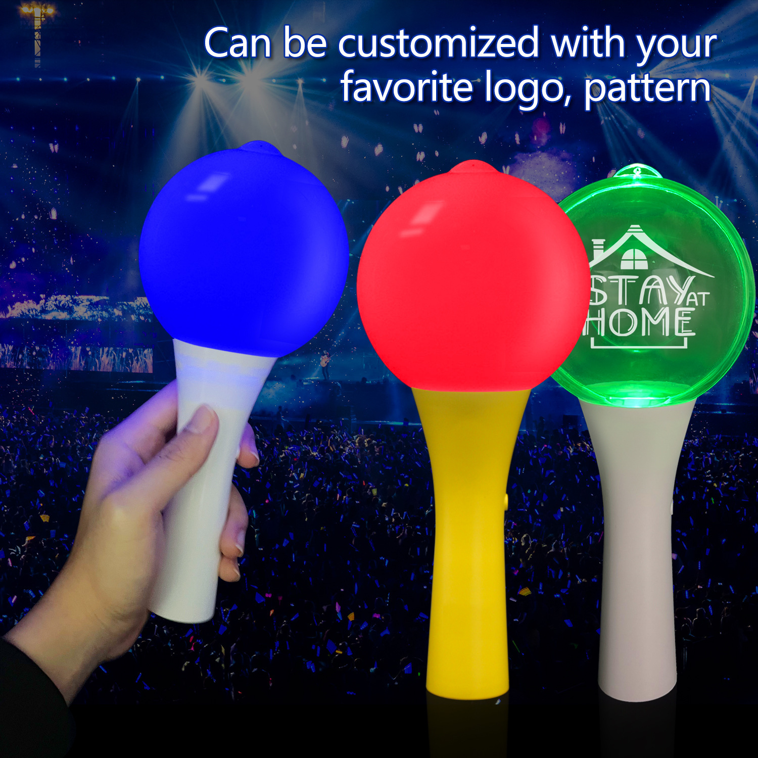 Customized Events Party Diy Acrylic Light Stick Concert K-pop LED Glow Stick 3