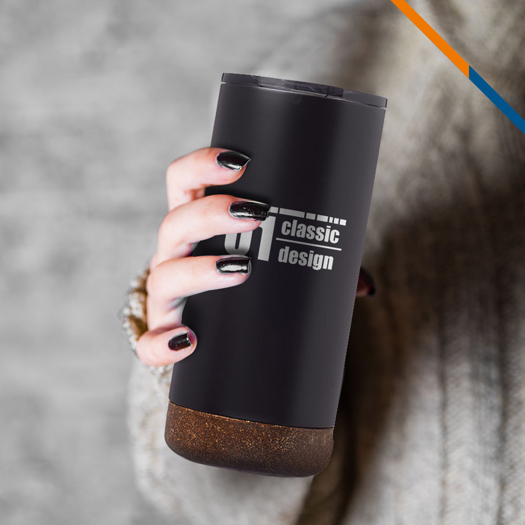 Clary Stainless Steel Travel Mug - 16 OZ. 6