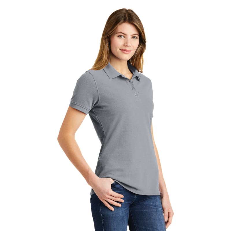 Port & Company Ladies Combed Ring Spun Pique Polo. 15