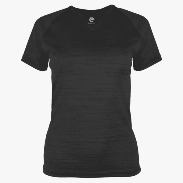 #G122 / Defender Heather Women's V-Neck Tee 5
