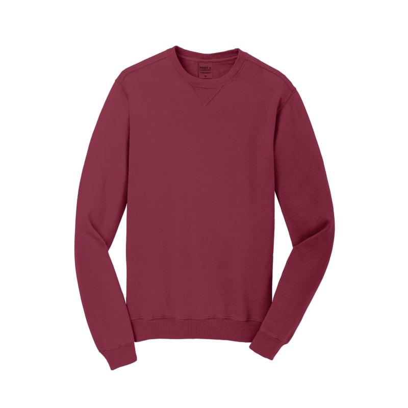 Port & Company Beach Wash Garment-Dyed Crewneck Sweatshirt, custom hoodie or sweatshirt with logo imprint 24