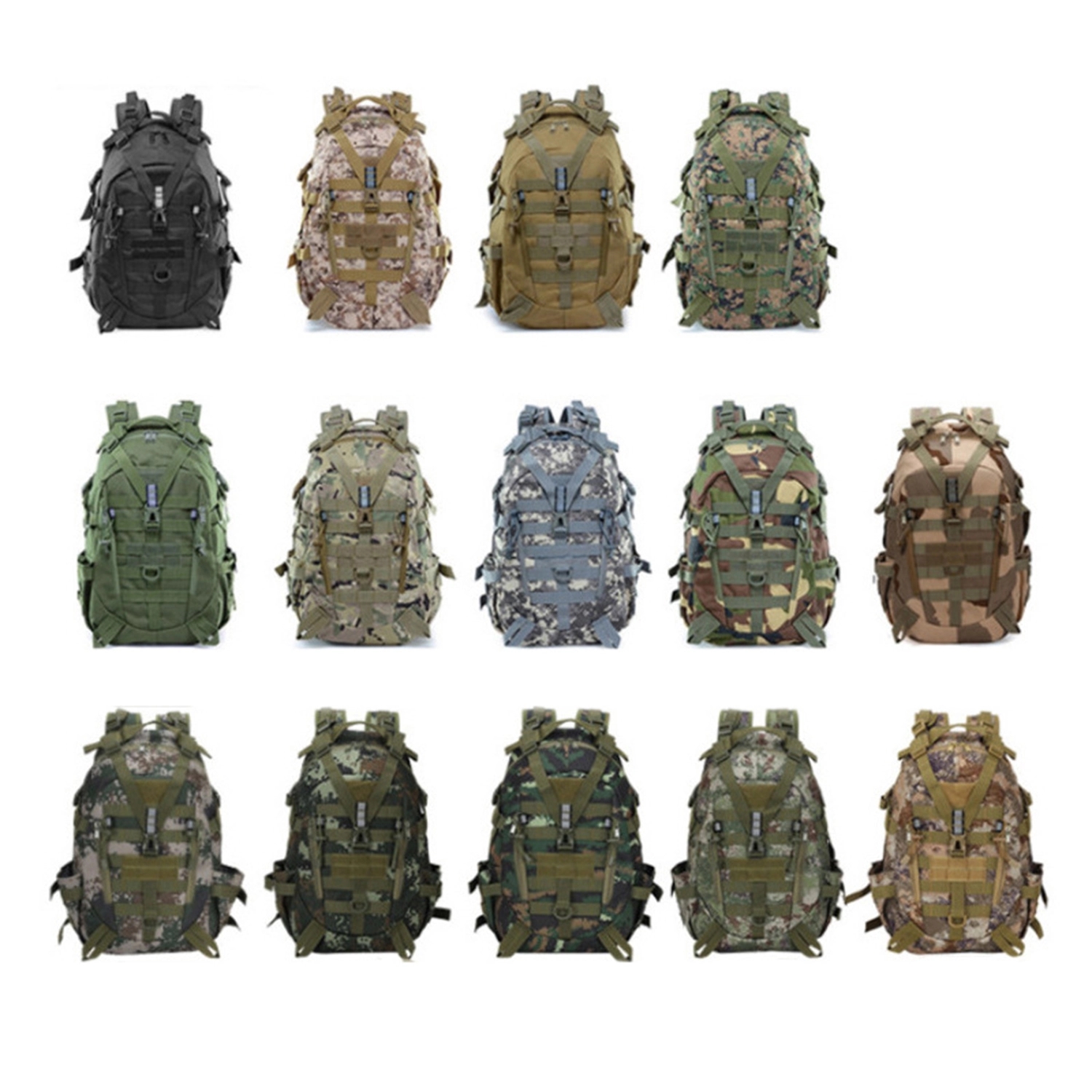 Hiking Biking Camouflage Tactical Backpack 4