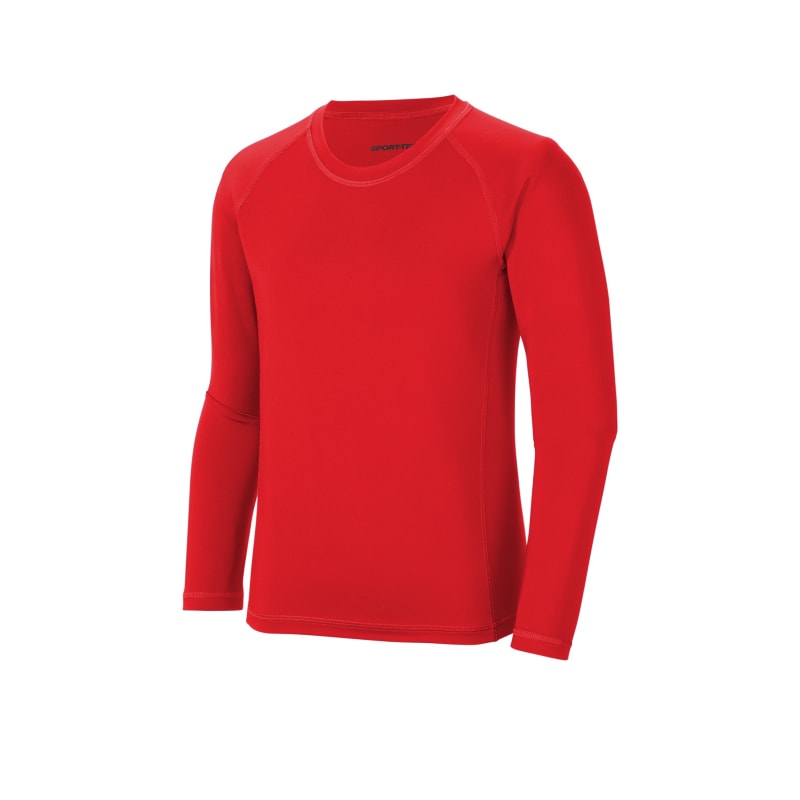 Sport-Tek Youth Long Sleeve Rashguard Tee. 17