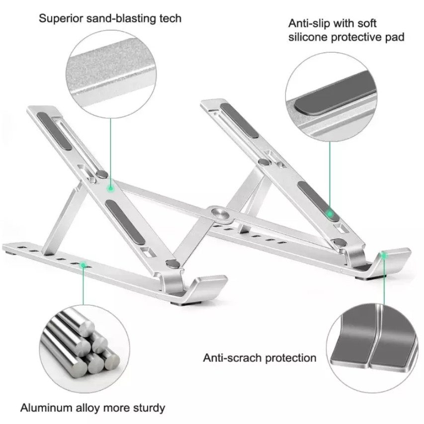 Aluminum Portable Laptop Stand 4
