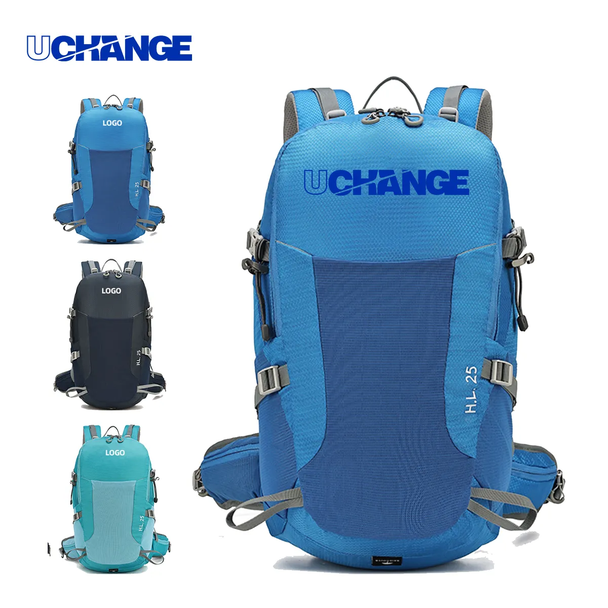25L Water-Resistant Hiking Backpack With Hydration Port 3