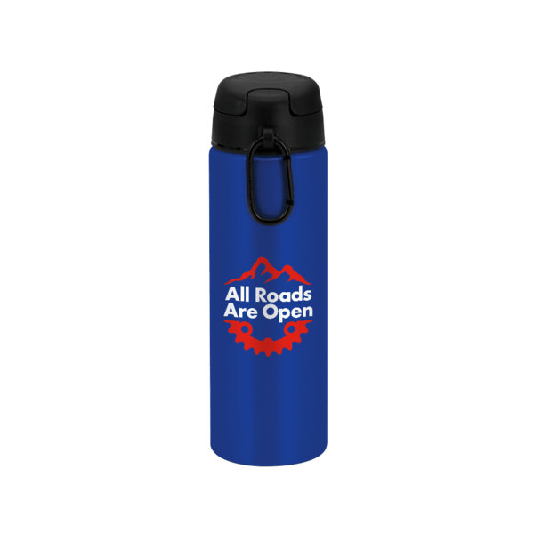 FastFlow Recycled Aluminum Bottle with Flip Lid, custom water bottle with logo imprint 161