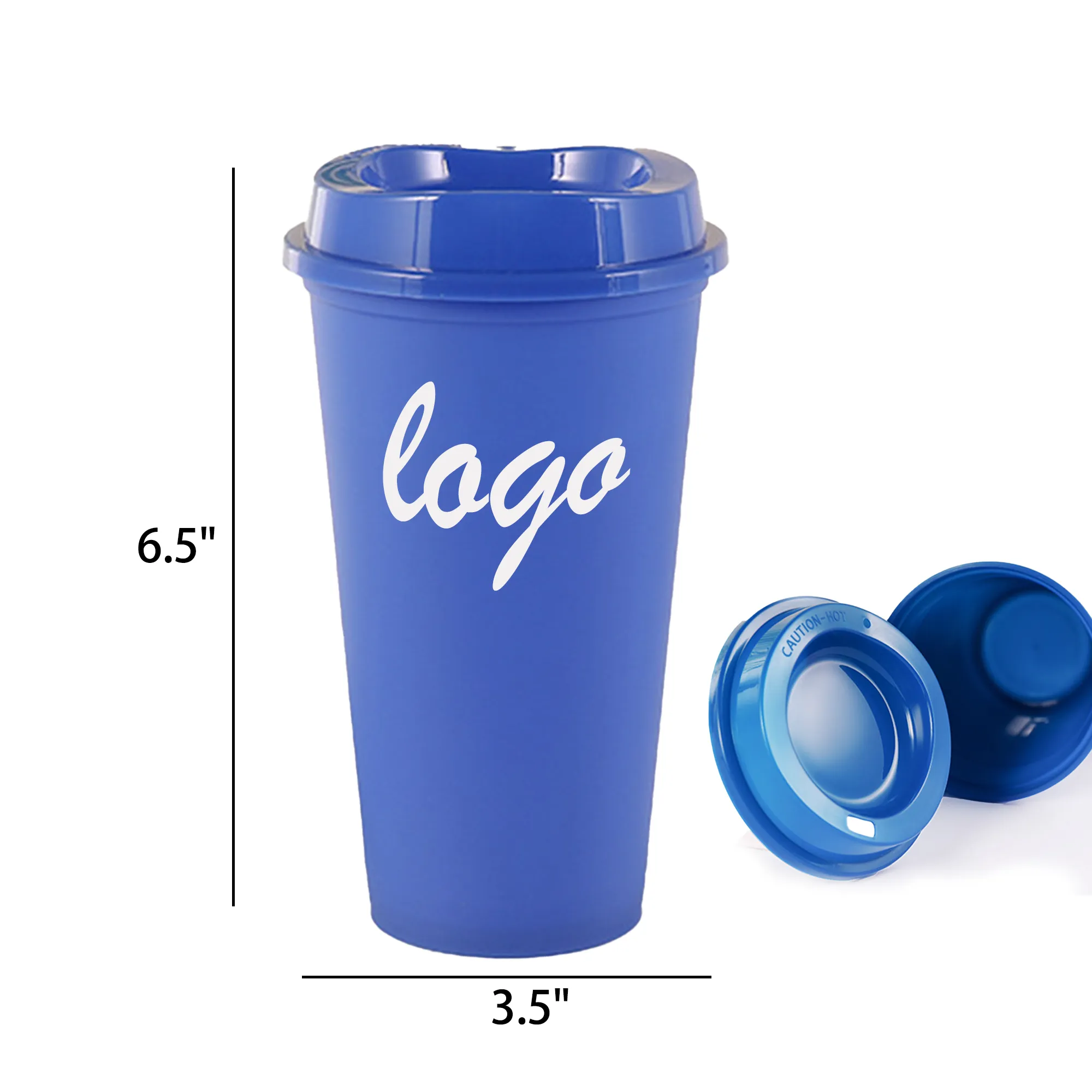 16 oz PP Coffee Cup with Lid Suitable Party Drink 19