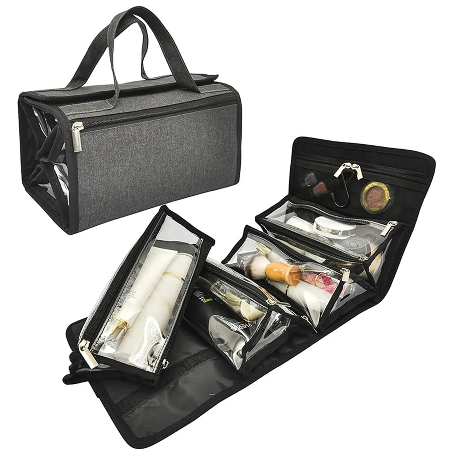 Large Capacity Portable Hanging Travel Toiletry Bag 6