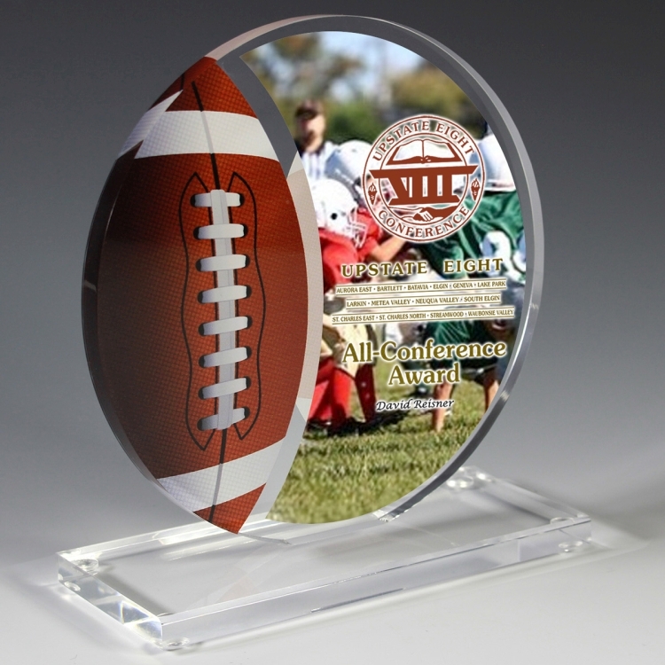Football Achievement Award- Screen Printed - (5¾" x 6¼") 3