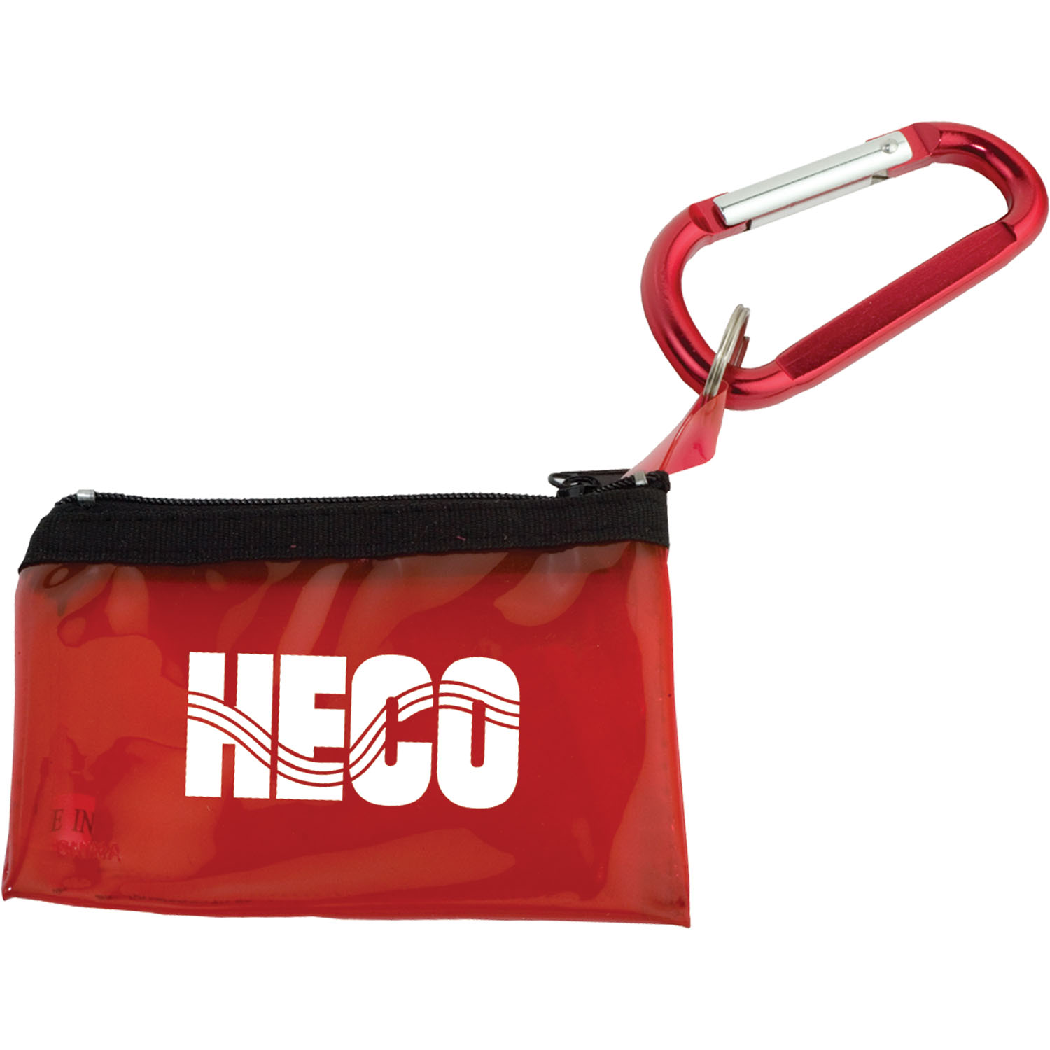 Carabiner with Key Tag Pouch 4