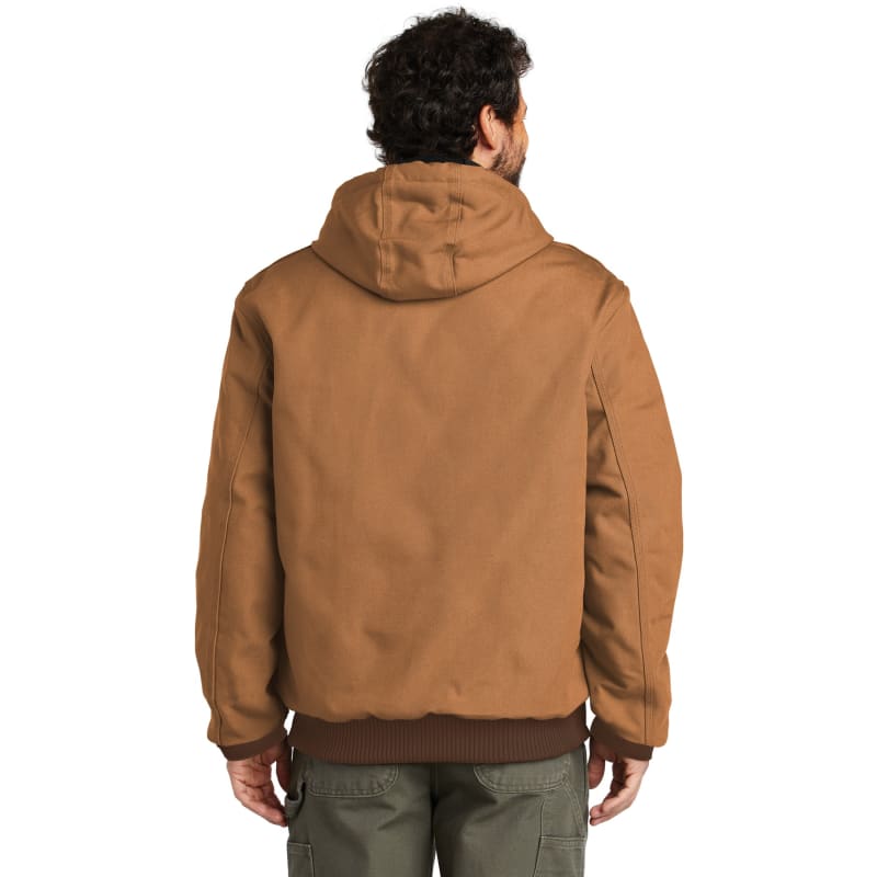 Carhartt Tall Quilted-Flannel-Lined Duck Active Jac. 9