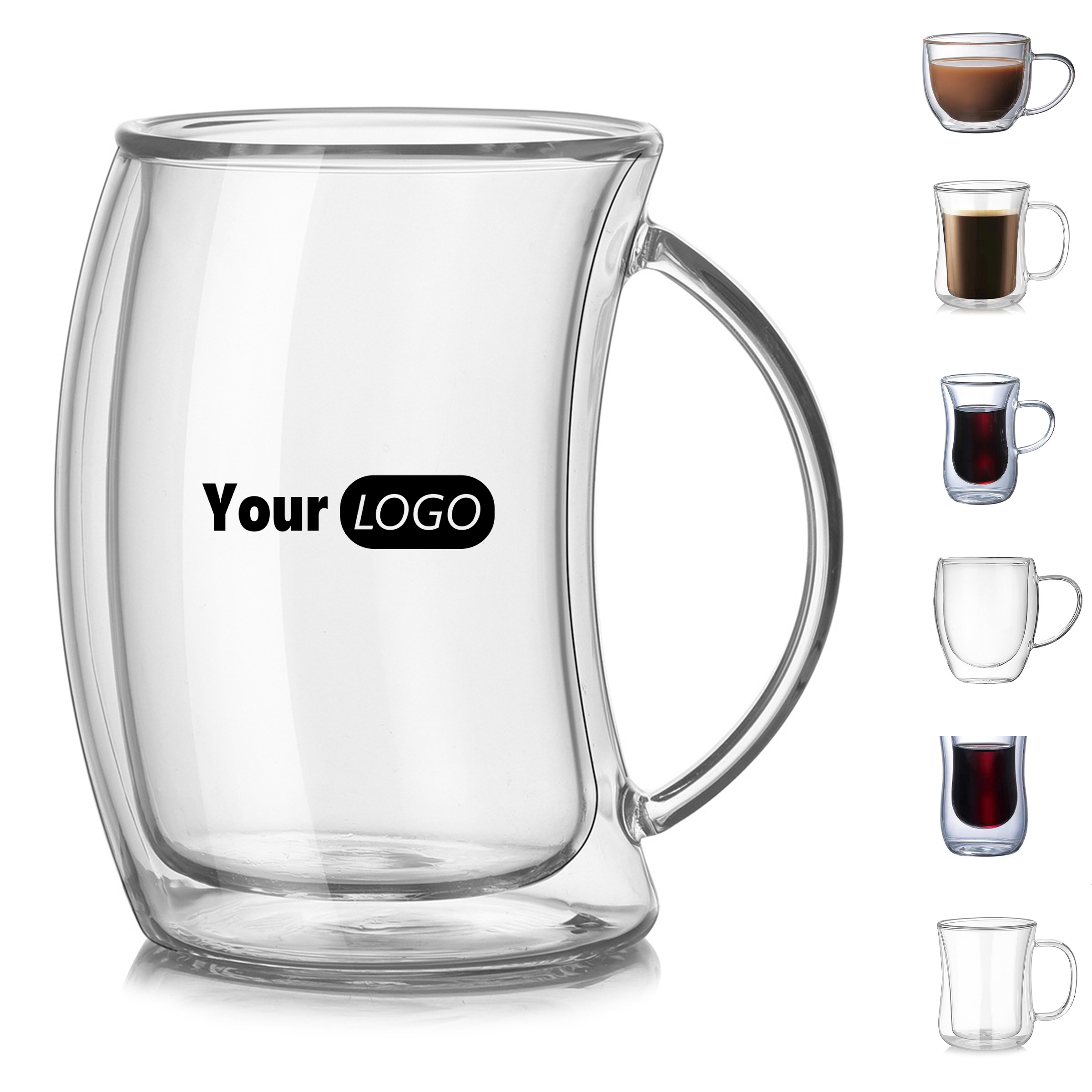 Glass Tropical Resistant Water Cup 6