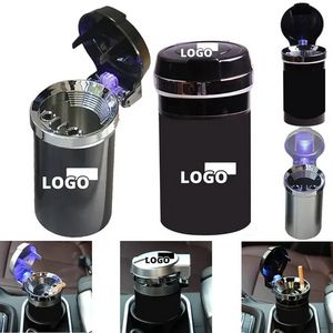 Car Ashtray With Led Light Lid 6