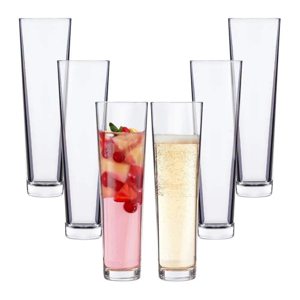 7oz. Acrylic Stemless Mimosa Flute 3