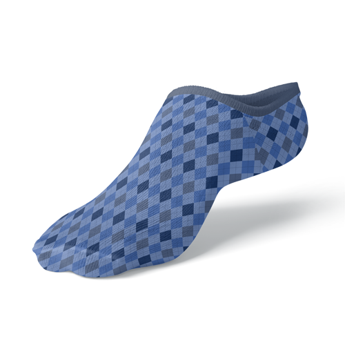 Jacquard Weave Merino Wool Low Cut Socks 3