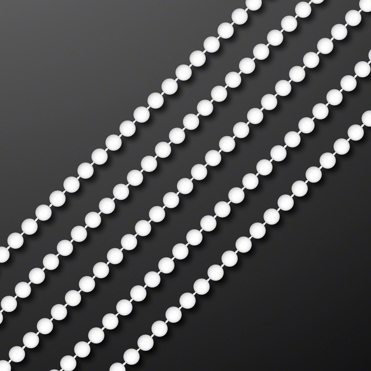 7MM 33" Round Beaded Necklaces 12