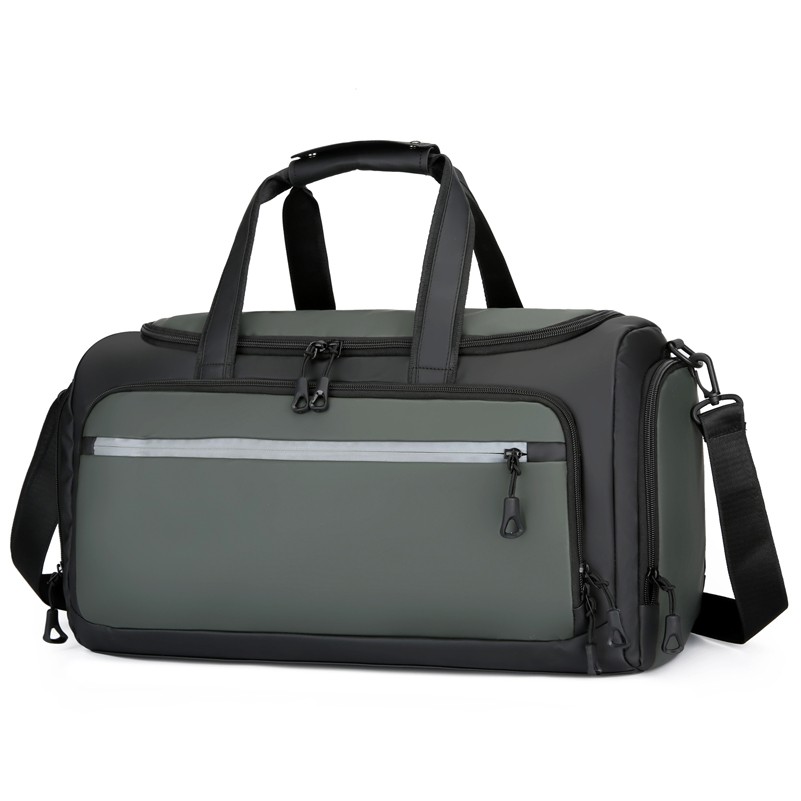 Personalized Gym Bag (Black), Medium Sports Duffle With Adjustable Shoulder Strap 5
