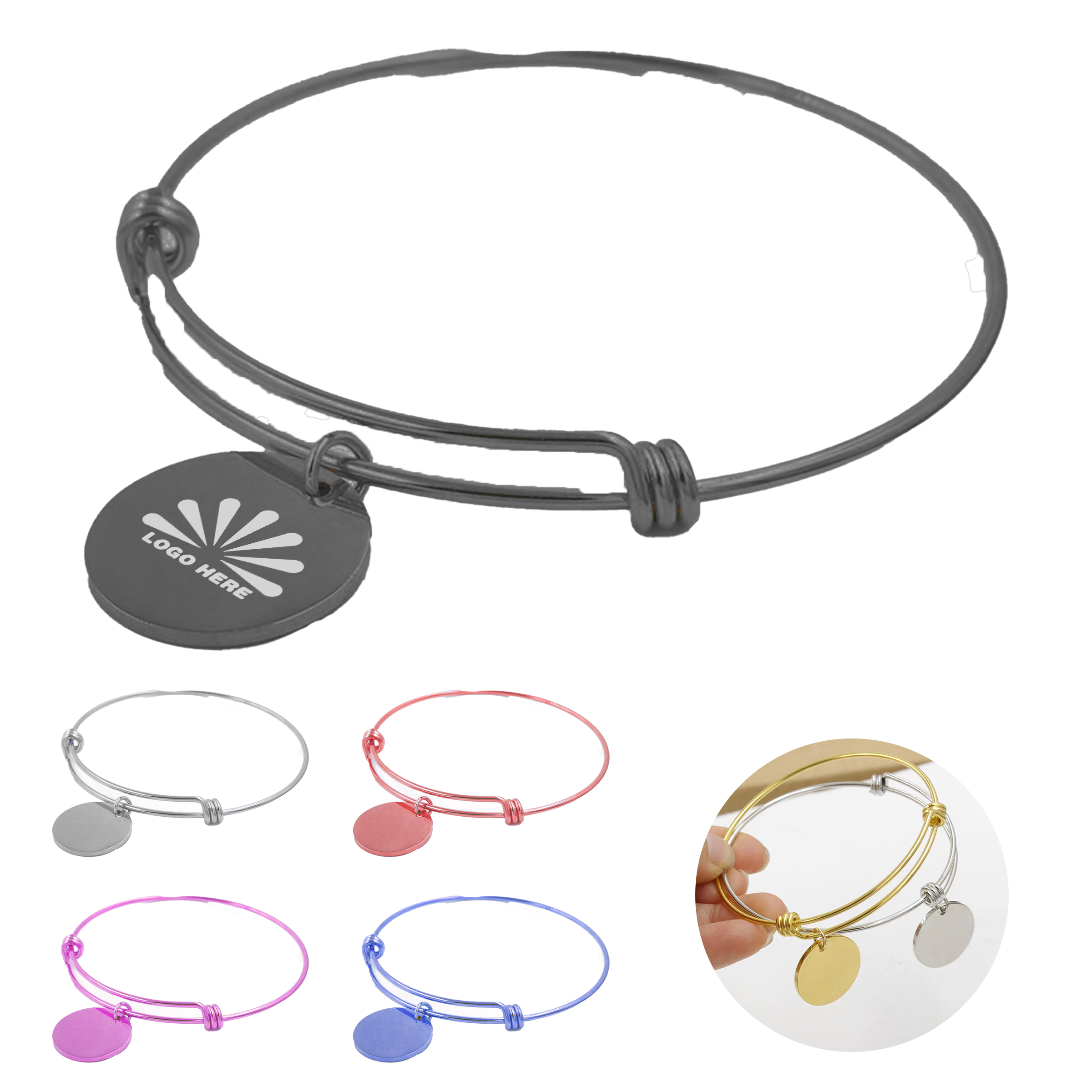 Versatile Personalized Logo Bracelet for Events and Branding 1