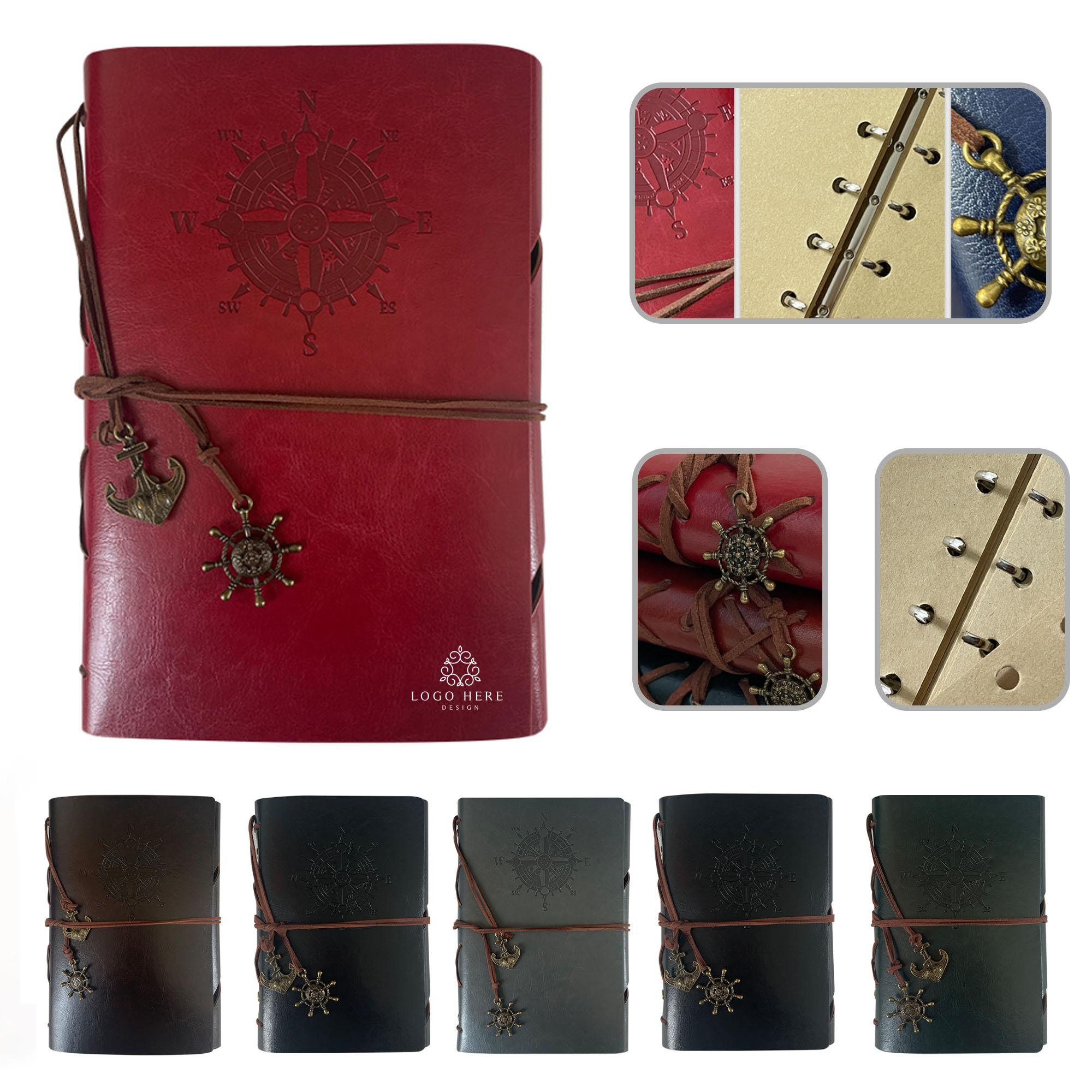 Vintage Refillable String Diary Notebook 1