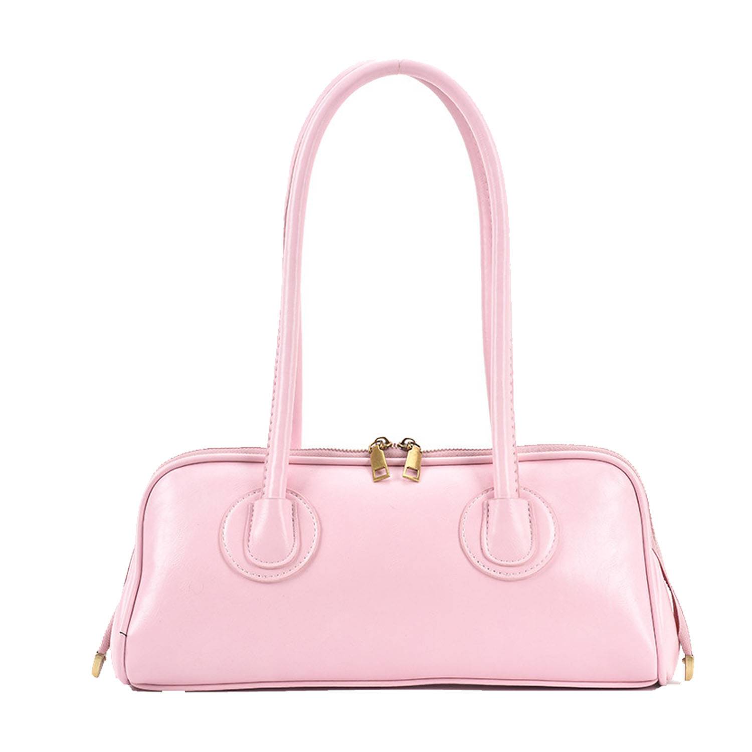Women's PU Leather Shoulder Bag w/ Zipper 6