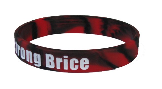 Printed Swirl Silicone Wristband 1