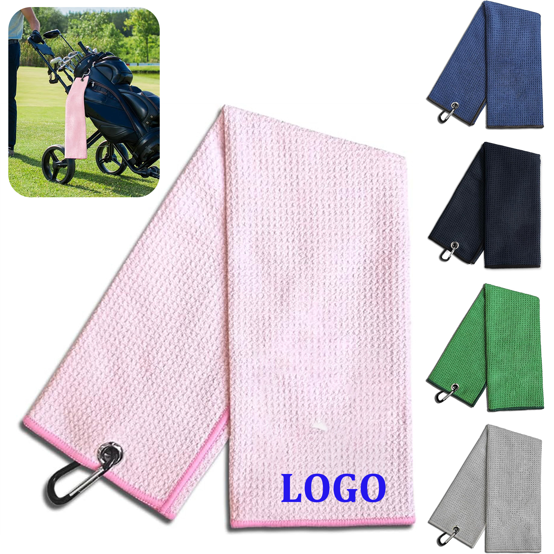 Funny Golf Towel for Golf Bag with Clip 6