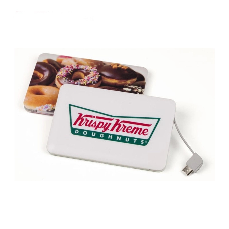 Promotional Gift Silm Thin Card Shape Power Bank 4000mah 2