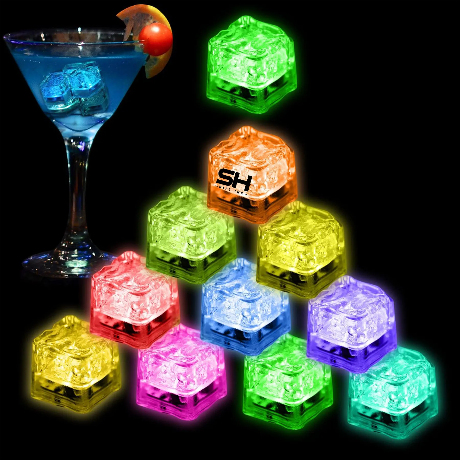 Liquid Activated Light Up Ice Cube 1