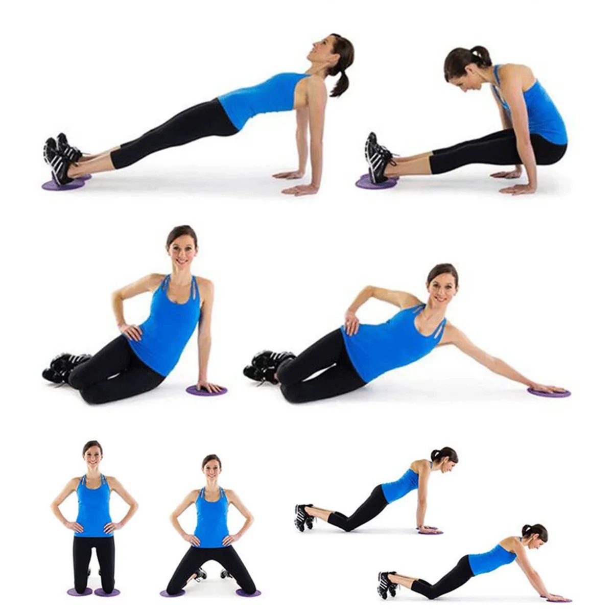 Fitness Training Abdominal Muscle Skateboard Mat 10