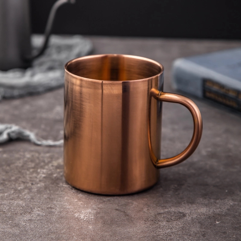 Custom 13.5 oz Double Walled Stainless Steel Coffee Mugs 9