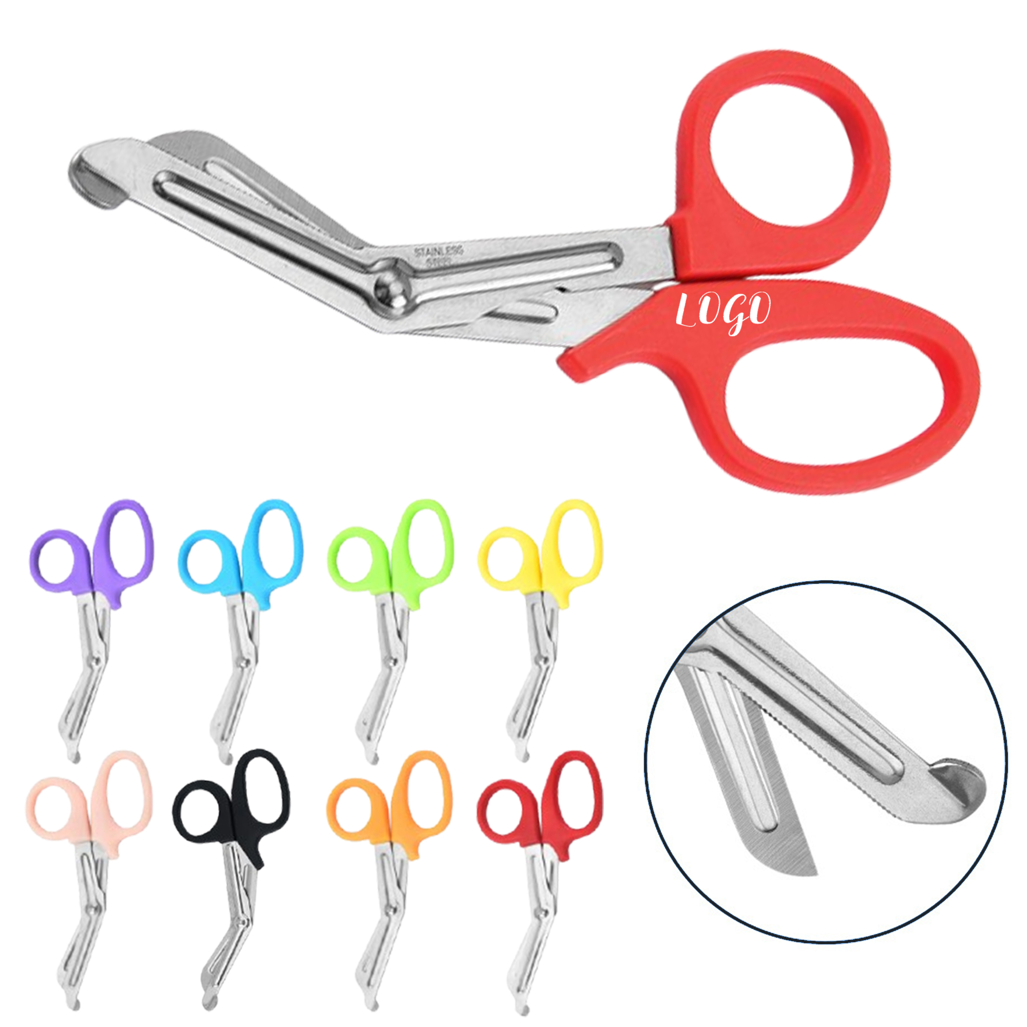 Multipurpose Stainless Steel Curved Medical Scissors 2