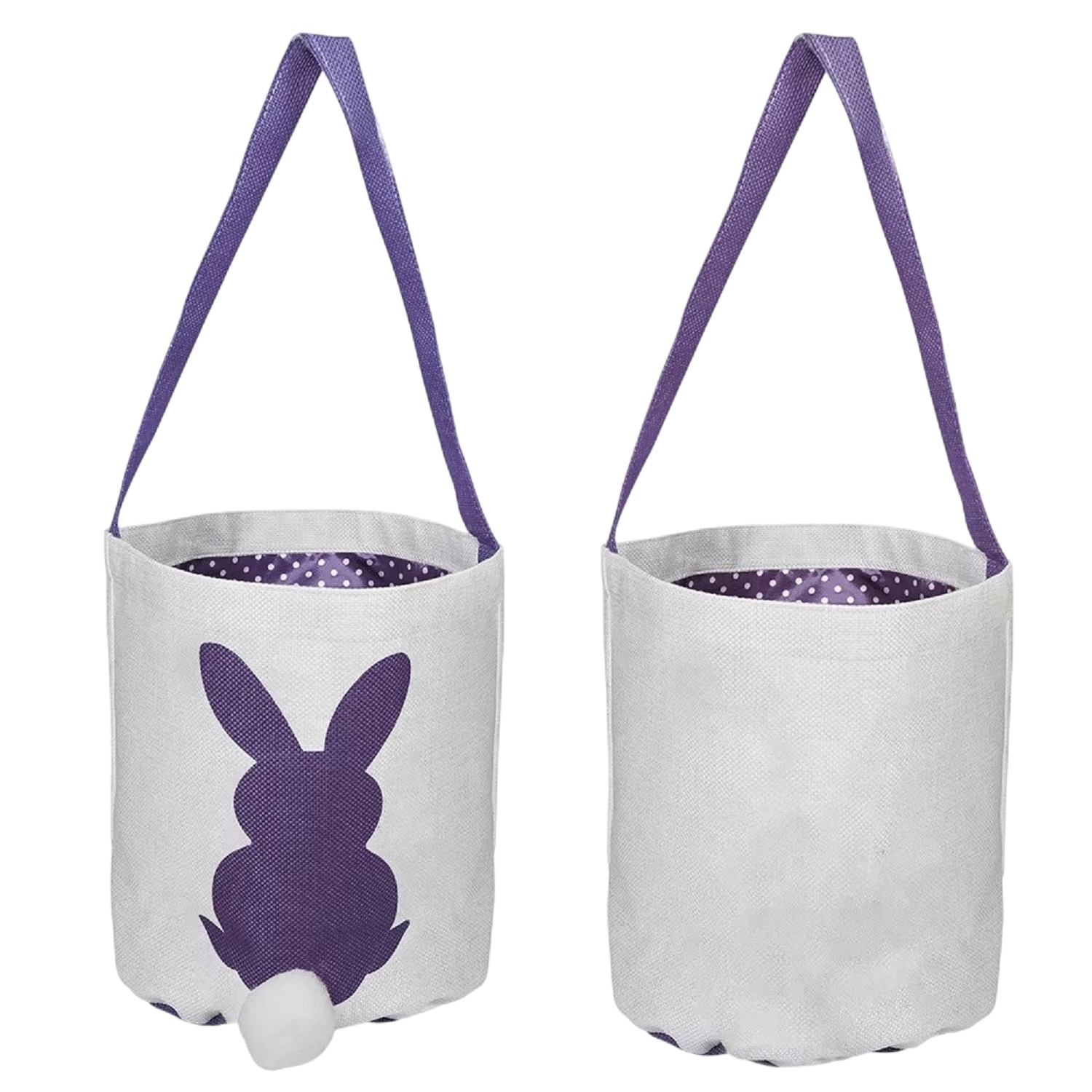 Easter Eggs Bunny Rabbit Tote Bag, custom tote bag with logo imprint 3