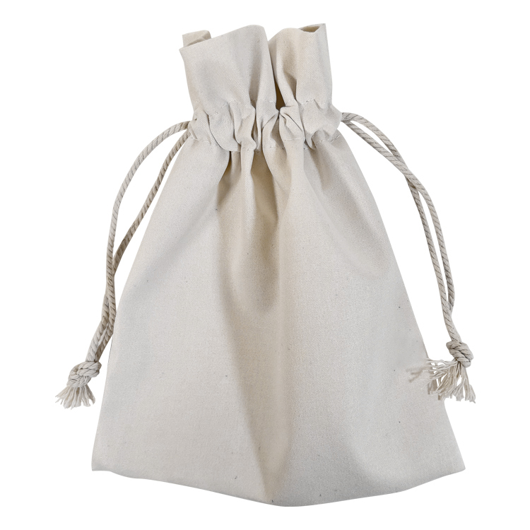 Wide Vibrant Cotton Drawstring Pouch 7
