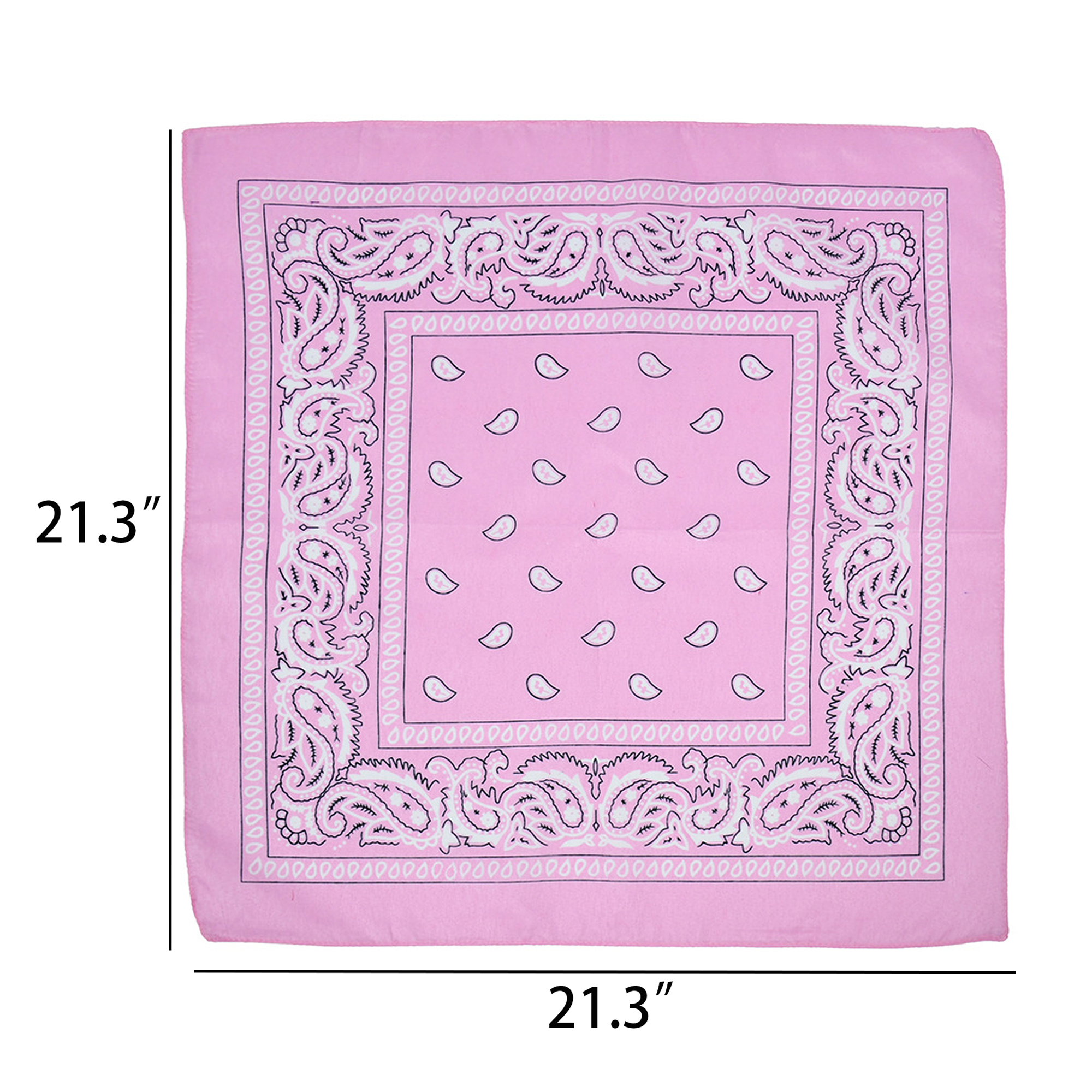 MOQ 100 pcs Breathable Polyester Bandana Scarf 3