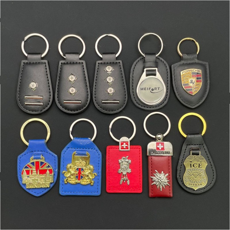 Custom Auto Logo Leatherette Key Tag 7