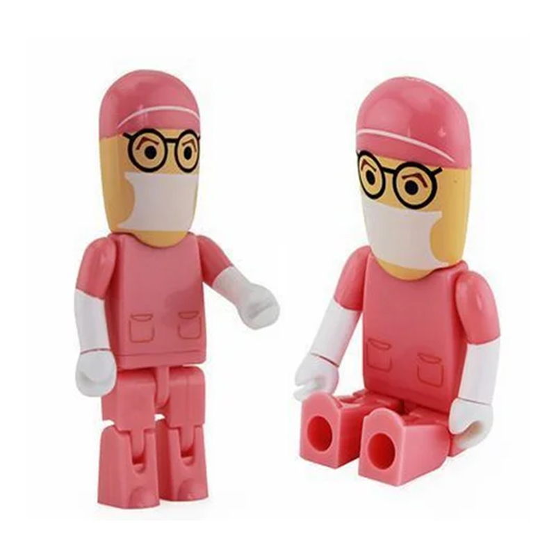 Doctor, Nurse, Surgeon, Medical Personnel Shaped USB Drive With Moveable Legs And Arms 19