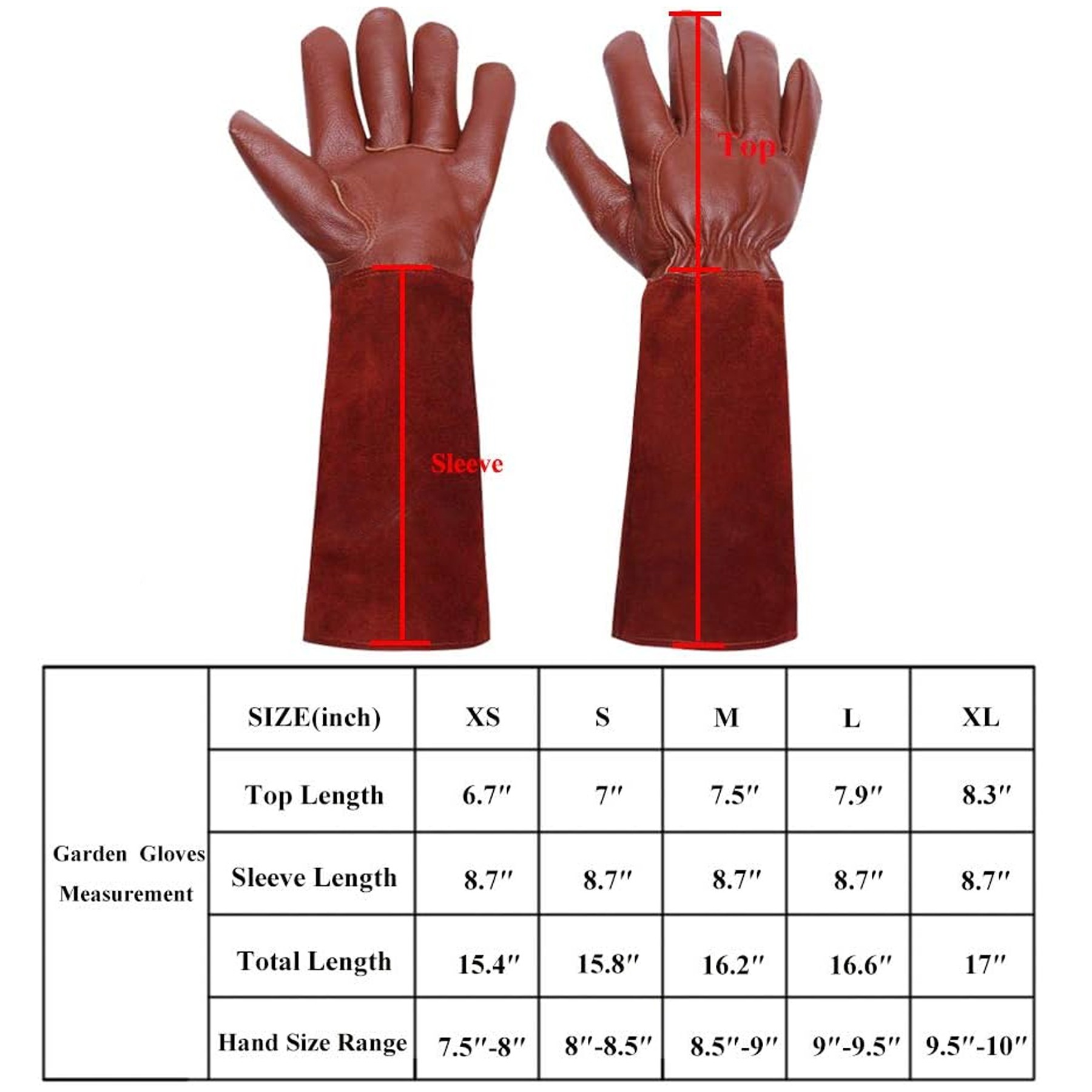 Durable Thick Cowhide Leather Work Glove 3