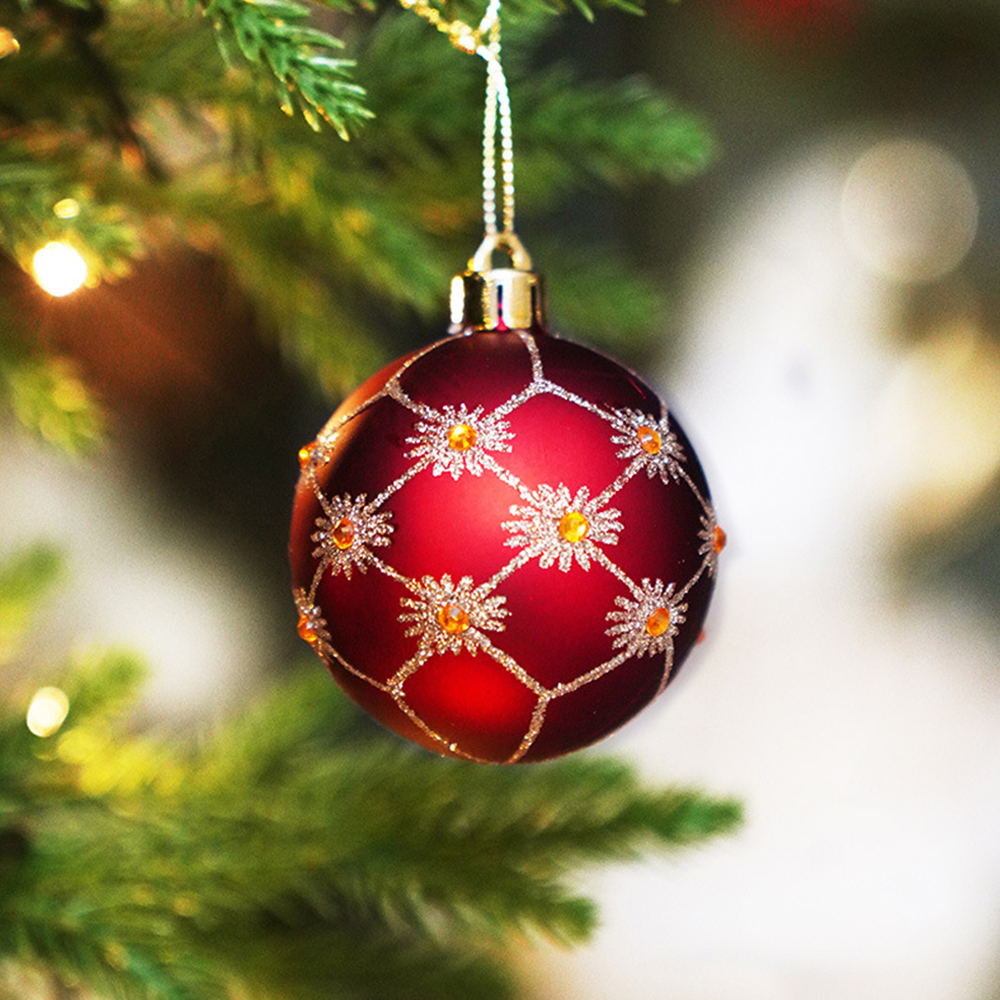 Christmas Tree 9pcs 6cm Colored Balls 11