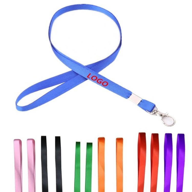 17.5" Long Woven Polyester Necklace Lanyard 1
